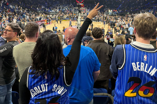 Fans in Orlando Magic Berlin jerseys at the NBA Berlin Game 2026