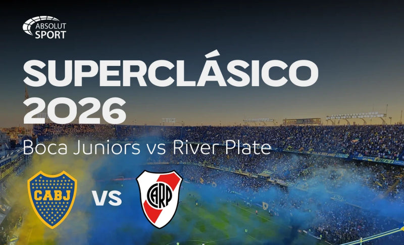 Superclasico 2026 graphic, Boca Juniors vs River Plate