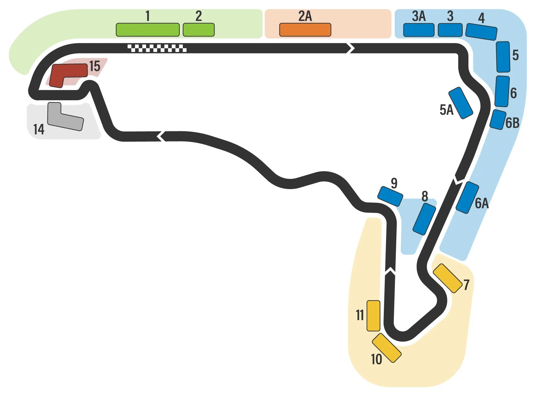 Grandstand 6A (blue zone)